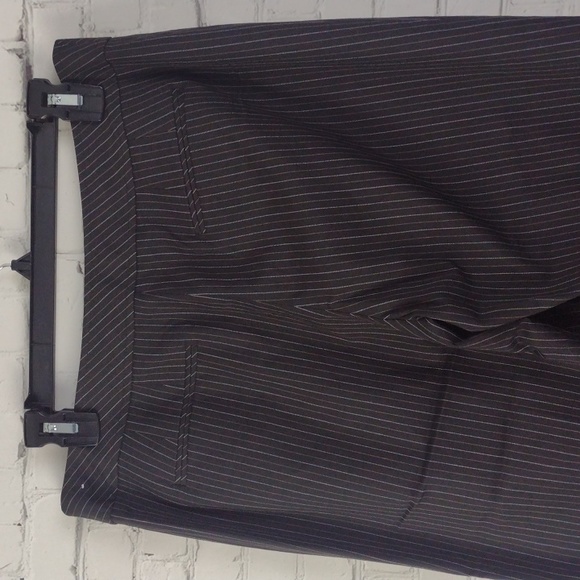 ANN TAYLOR LOFT Ann Black Pinstripe Dress Pants Slacks - Picture 5 of 9